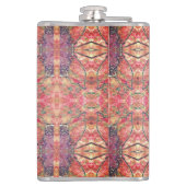 Flasques Motif violet et rose (Dos)