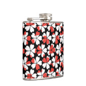 Flasques Motifs de fleurs blanches rouges mignons (Droite)