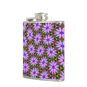 Flasques Motifs marguerite violet (Gauche)