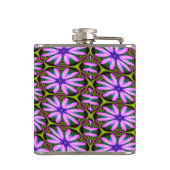 Flasques Motifs marguerite violet (Dos)