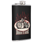 Flasques Moto caricature (Droite)