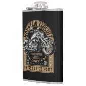 Flasques Moto Retro Yellowstone (Gauche)