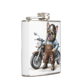Flasques Motocyclette bouledogue français (Droite)