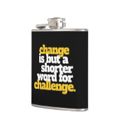 Flasques Mots Inspirants Changement et Défi (Gauche)