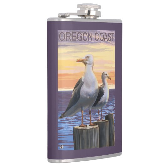 Flasques Mouettes de côte de l'Orégon (Droite)