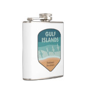 Flasques Mouettes marines nationales des îles Gulf (Droite)