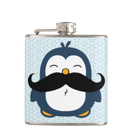 Flasques Moustache Penguin (Devant)