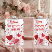 Flasques Mr & Mrs Forever Timeless Elegance Romantic Couple