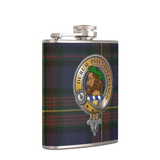 Flasques Muir Tartan & Badge (Droite)
