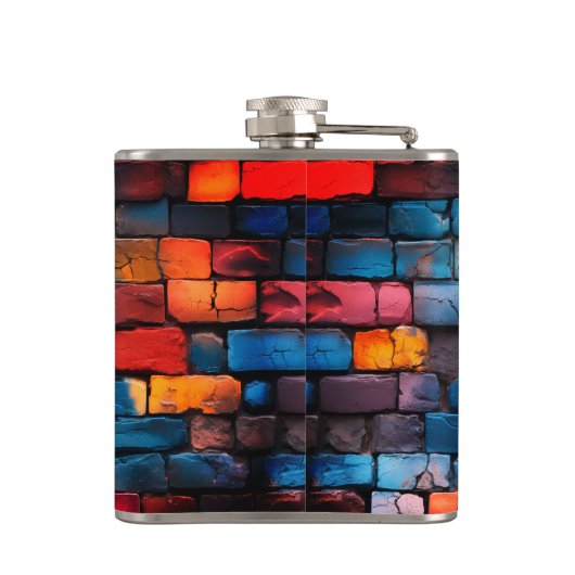 Flasques Mur en briques (Dos)