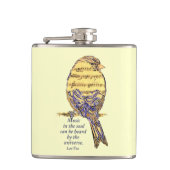 Flasques Musique dans l'âme Entendu note musicale Universe  (Devant)