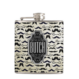 Flasques Mustache M. Hipster Vintage Retro