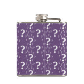 Flasques Mystère question marque énigme puzzle violet (Dos)