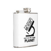 Flasques N'aimez pas les microbes Vous êtes sur la mauvaise (Droite)