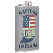 Flasques Naptown Indiana Monument Circle (Droite)