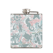 Flasques Nautical Beach Collage (Dos)