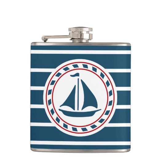 Flasques Nautical design (Devant)