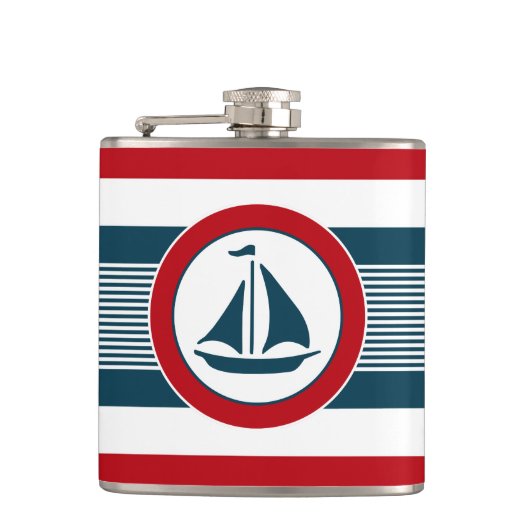 Flasques Nautical design (Devant)