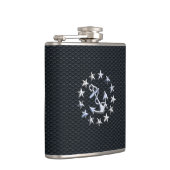 Flasques Nautique Yacht Drapeau Chrome Ensigne sur Grille I (Droite)