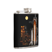 Flasques Navette spatiale Discovery et Lune (Droite)