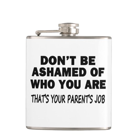 Flasques N'ayez pas honte (Devant)