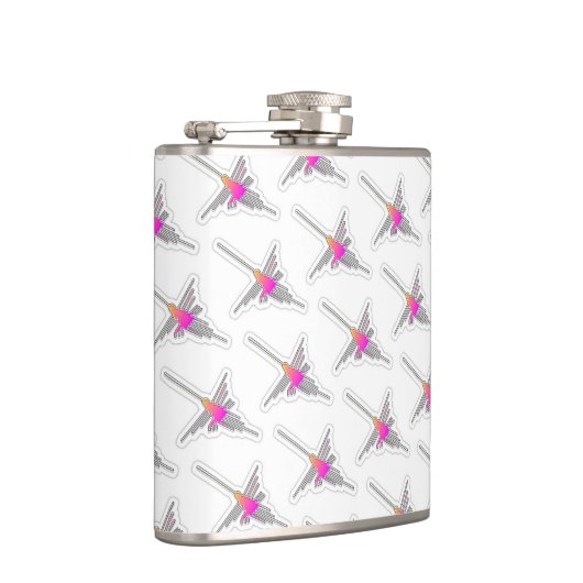 Flasques Nazca Lines Hummingbird Motif (Droite)