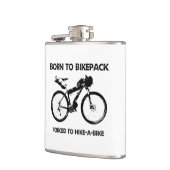 Flasques Né À Bikepack Forcé À La Randonnée À Vélo (Gauche)