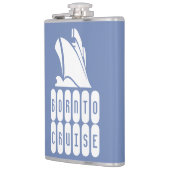 Flasques Né à Cruise. Un cadeau pour l'amoureux de la crois (Gauche)