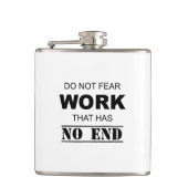 Flasques Ne craignez pas un travail qui n'a pas de fin (Devant)