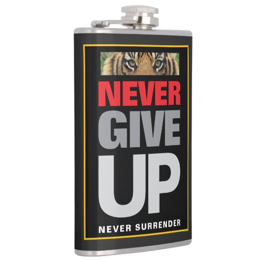 Flasques Ne jamais abandonner ne jamais abandonner le devis (Droite)