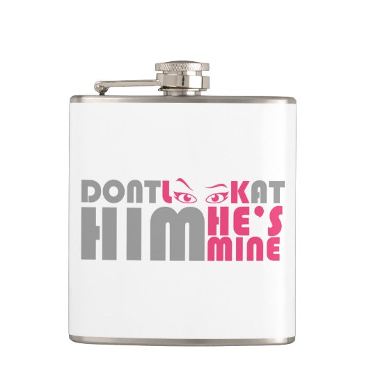 Flasques Ne le regarde pas, il est à moi. (Devant)