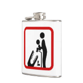 Flasques Ne pas nourrir le bébé au Zoo du Crocodile (Gauche)