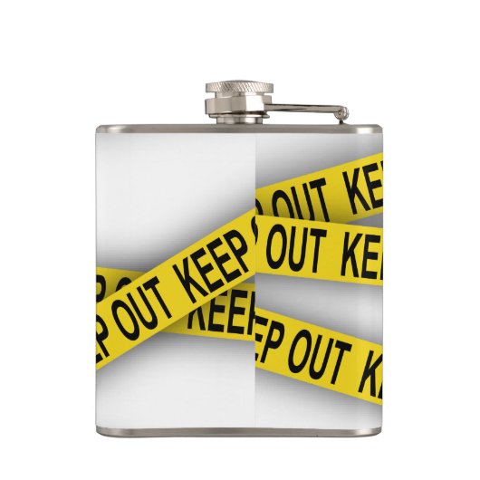 Flasques Ne pas rester à l'écart ne pas traverser la bande (Dos)