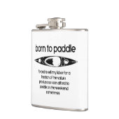 Flasques Né Pour Pagayer Un Kayak Contraint À Travailler (Gauche)