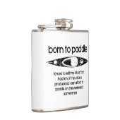 Flasques Né Pour Pagayer Un Kayak Contraint À Travailler (Droite)