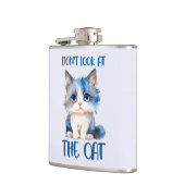 Flasques Ne regardez pas le chat - adorable chaton bleu (Gauche)