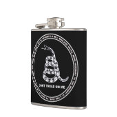 Flasques NE T'EN PRENDS PAS À MOI Vinyl Flask Design (Gauche)