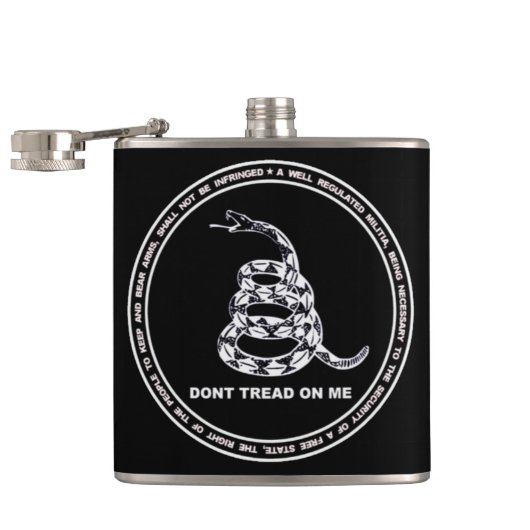 Flasques NE T'EN PRENDS PAS À MOI Vinyl Flask Design (Ouvert)