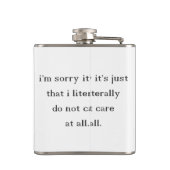 Flasques Ne vous inquiétez pas (Dos)