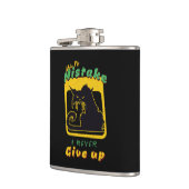 Flasques Ne vous trompez jamais n'abandonnez jamais un devi (Gauche)