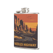 Flasques Needles Highway South Dakota Red Sky (Gauche)