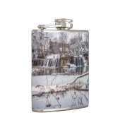 Flasques Neige Au Barrage Finley (Droite)