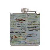 Flasques Nénuphar Pond Lake Flower I Drink Flask (Dos)