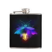 Flasques Neon Firefly sur noir (Devant)