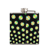 Flasques Neon Spheres sur Black Flask (Dos)