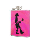 Flasques New York Boogie Nights Guitare Hot Pink (Gauche)