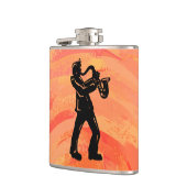 Flasques New York Boogie Nights Saxophone Orange (Gauche)