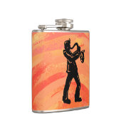 Flasques New York Boogie Nights Saxophone Orange (Droite)