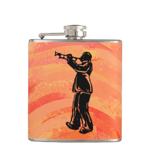 Flasques New York Boogie Nights Trumpet Orange