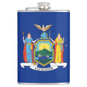 Flasques New York : The Empire State, Home Big Apple Flag